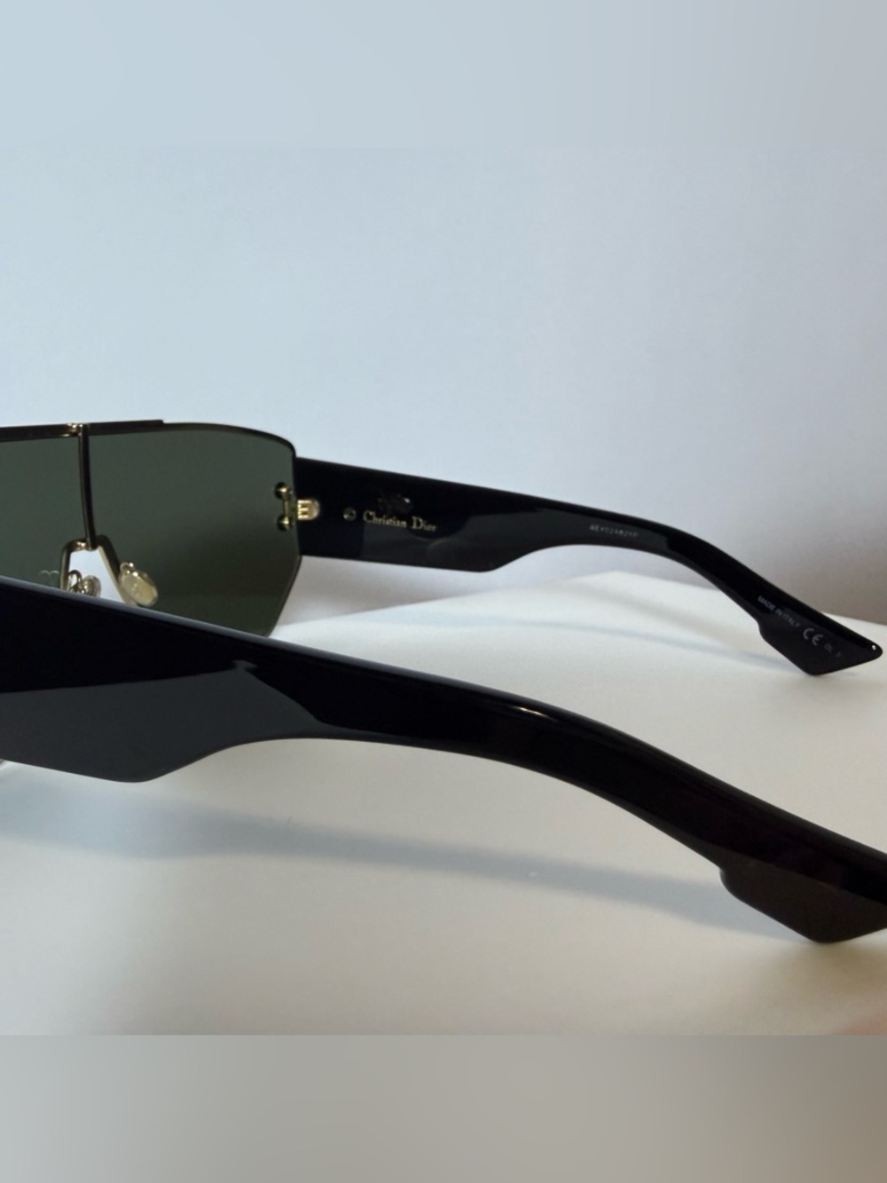 Dior Oversized Shield Sunglasses in Black Tint - Picture 4 of 6